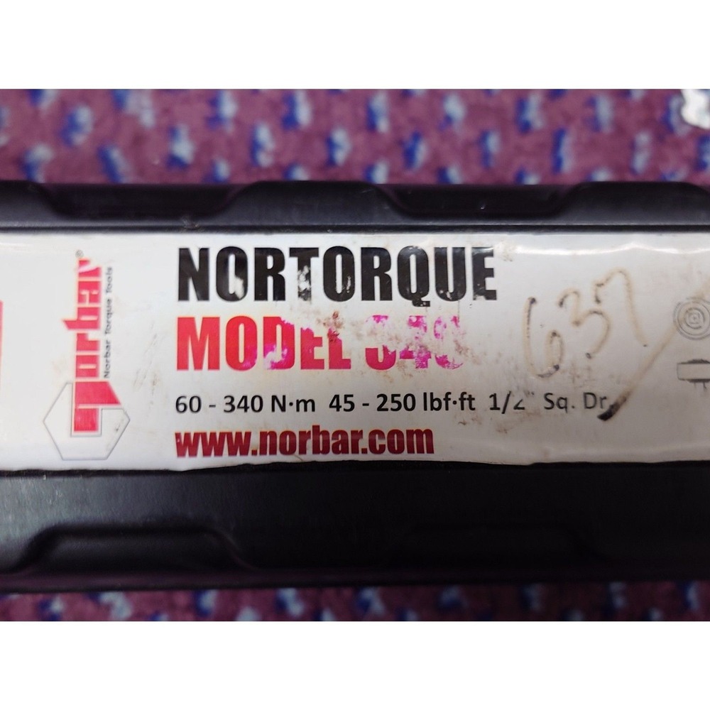 Norbar NorTorque Model 340 Torque Wrench 1/2" Drive [GNH024249]